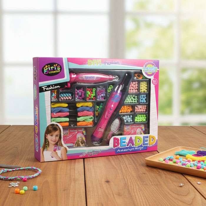 2 IN 1 DIY Lovely Hair Beaded Set