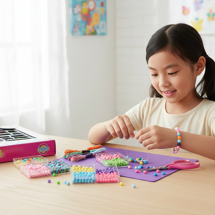 2 IN 1 DIY Lovely Hair Beaded Set