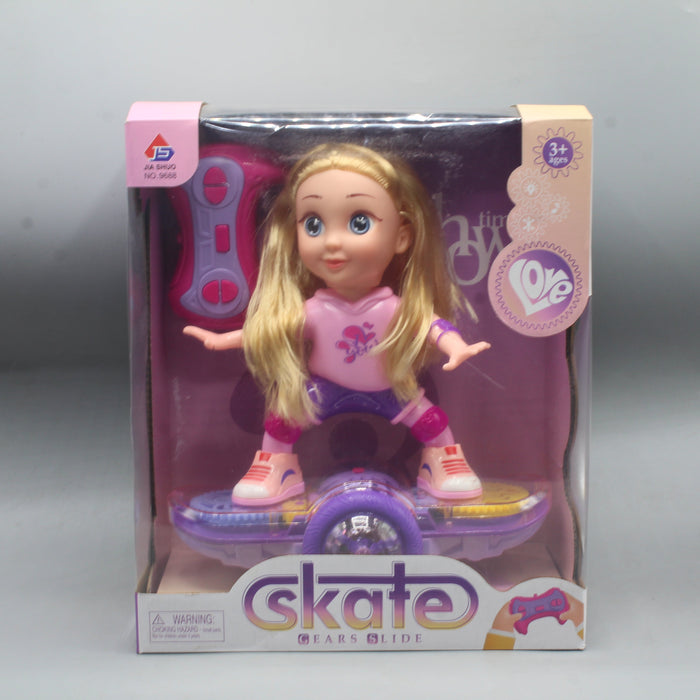 RC Skate Gear Slide Doll with Light & Music