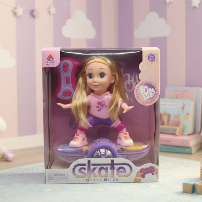 RC Skate Gear Slide Doll with Light & Music