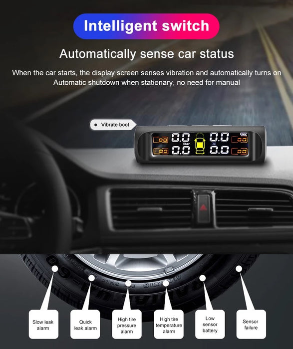 TPMS Tire Pressure Monitor System Alarm