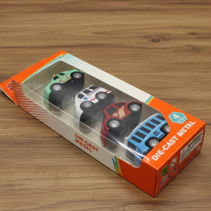Diecast Vehicles Pack of 4
