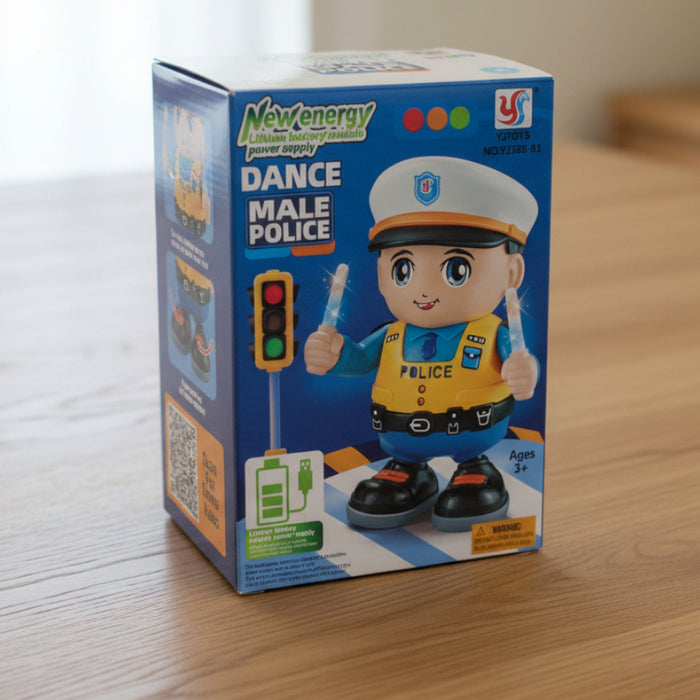 Dancing Police Boy with Light & Sound