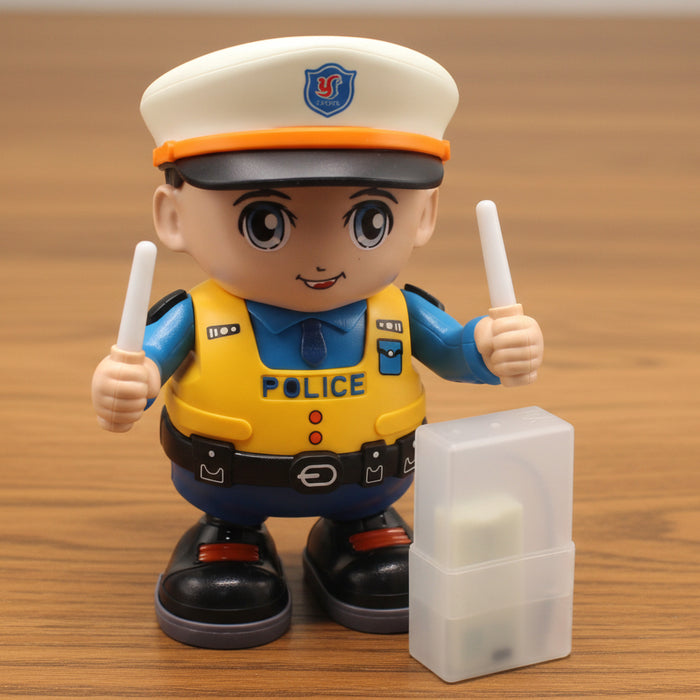 Dancing Police Boy with Light & Sound