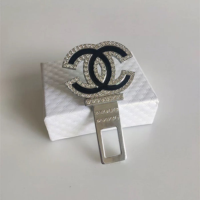 Pack of 2 Chanel Logo Car Seat Belt Clip