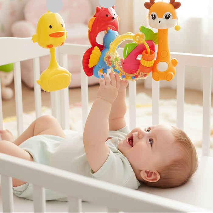 Lucky King Baby Rattles Pack of 6