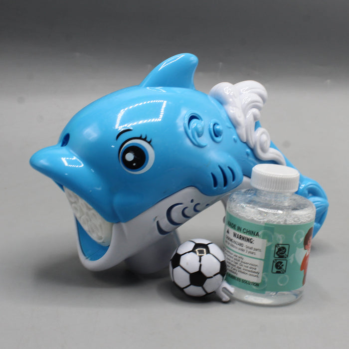Dolphin Shape Bubble Blaster with Soccer Ball