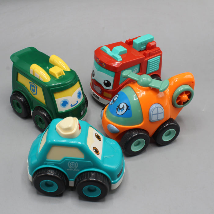 Cartoon Lovely Shapes Friction Cars