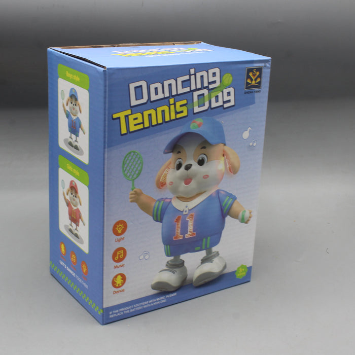 Musical Dancing Tennis Dog with Light & Sound