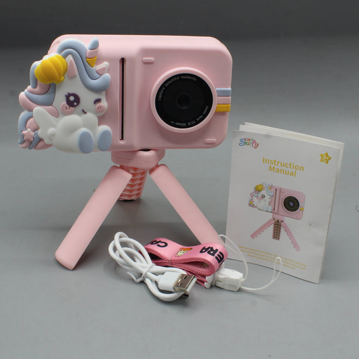 Unicorn Instant Digital Print Camera with Tripod