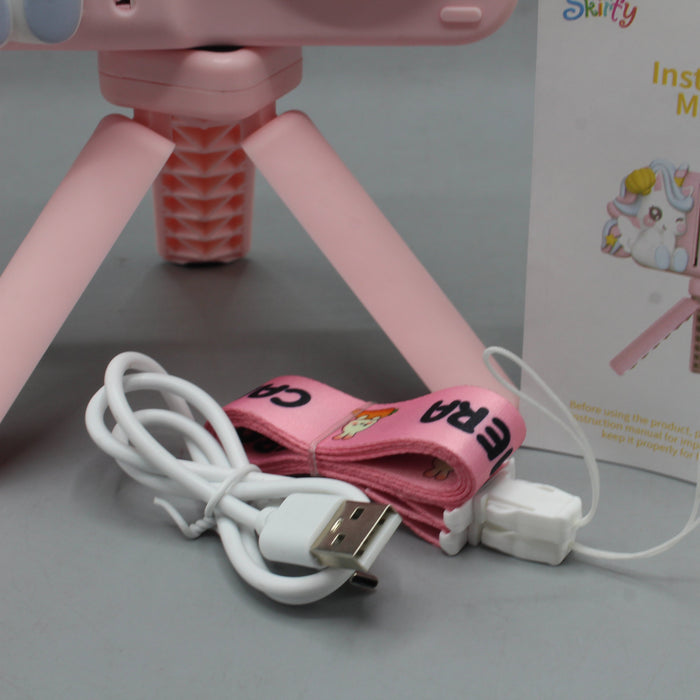 Unicorn Instant Digital Print Camera with Tripod