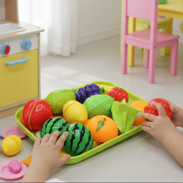 Cutted Vegetable & Fruits Set 13 Pieces