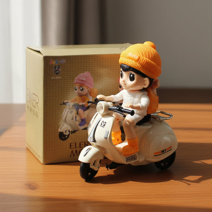 Electric Stunt Motor Cycle with Light & Music