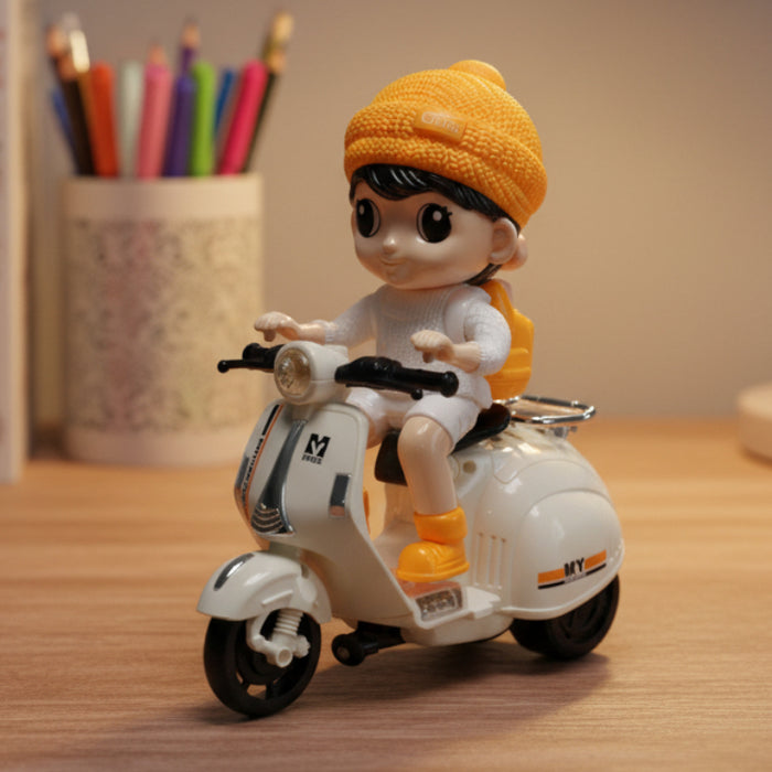 Electric Stunt Motor Cycle with Light & Music