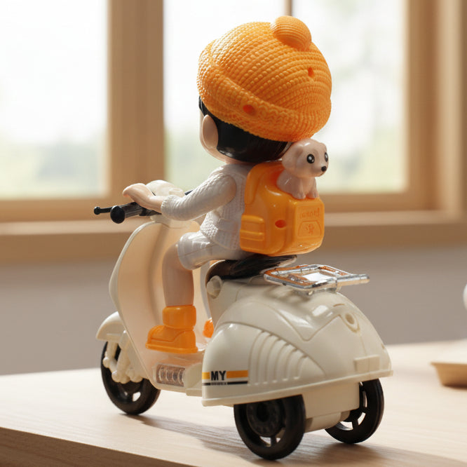 Electric Stunt Motor Cycle with Light & Music