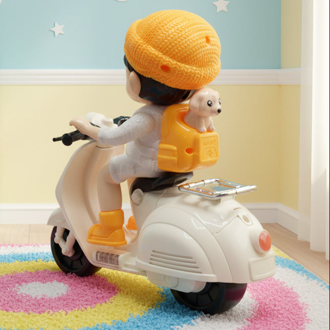 Electric Stunt Motor Cycle with Light & Music