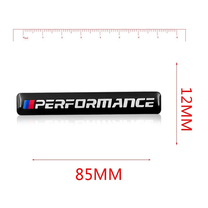 New Car Sticker Performance Metal Logo