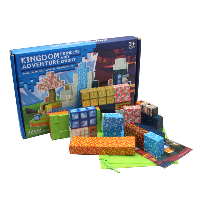 3D Kingdom Advanture Magnetic Building Blocks