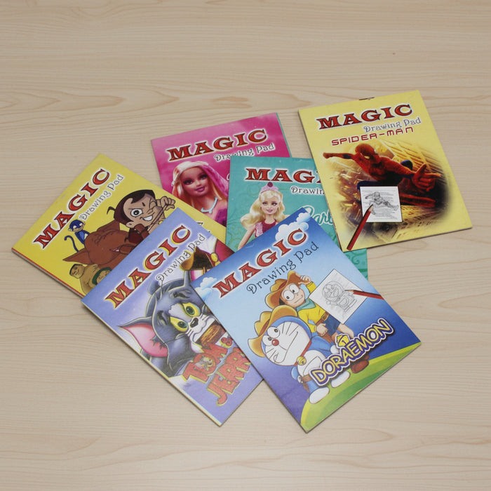 Different Character Theme Magic Books Pack of 6
