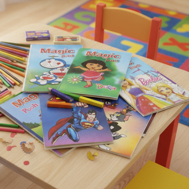 Little Pad Magic Books with Different Characters
