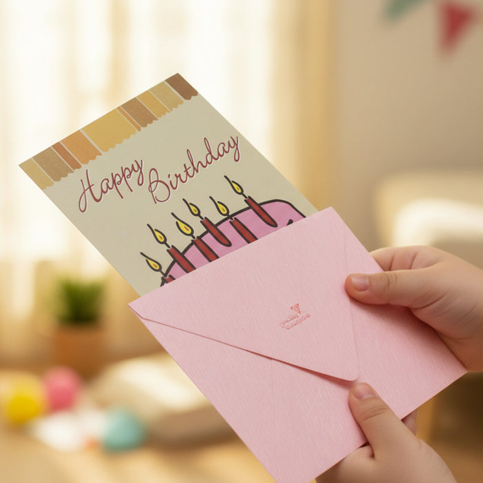 Birth Day Wishes Card with Envelope