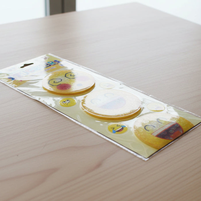 Smiley Face Emoji Theme 3D Stickes