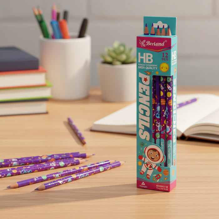 Space Theme Pencils Pack of 12