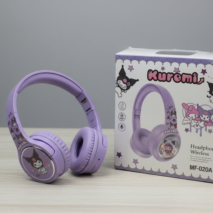 Kuromi Theme Stylish Wireless Headphone