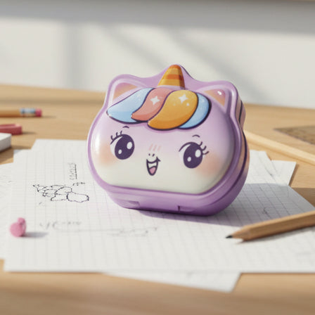 Unicorn Theme Kids Sharpener