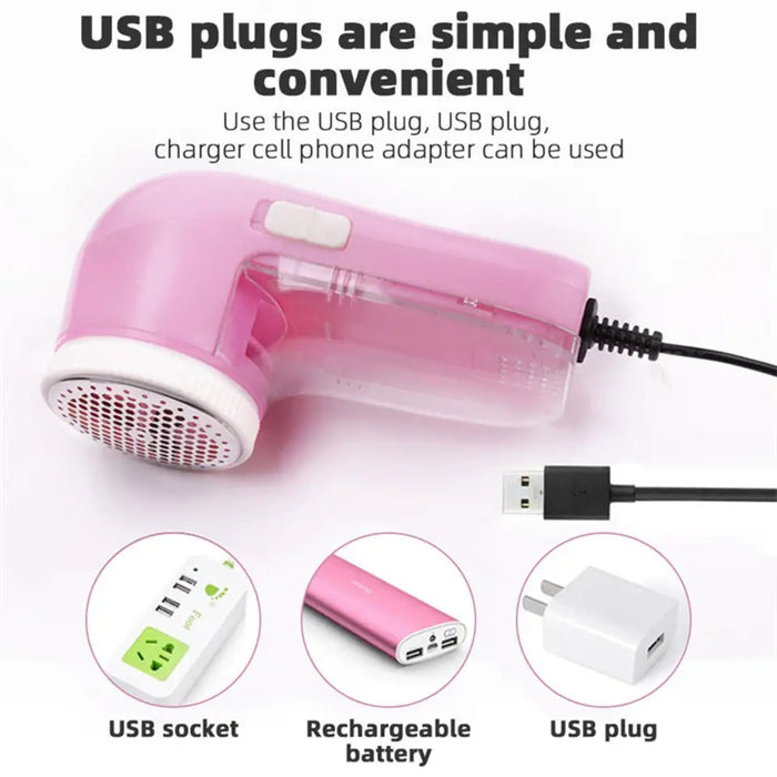 USB Plug-In Cloths Lint Remover Shaver