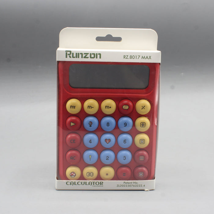 Colorful Bubble Keys Calculator