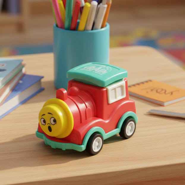 Train Shape Eraser & Sharpener