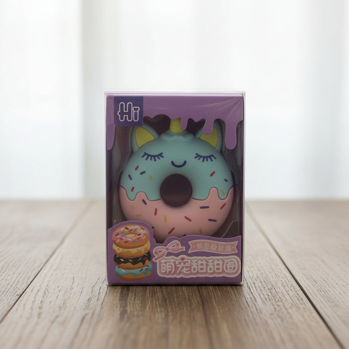 Donut Shape Unicorn Theme Eraser