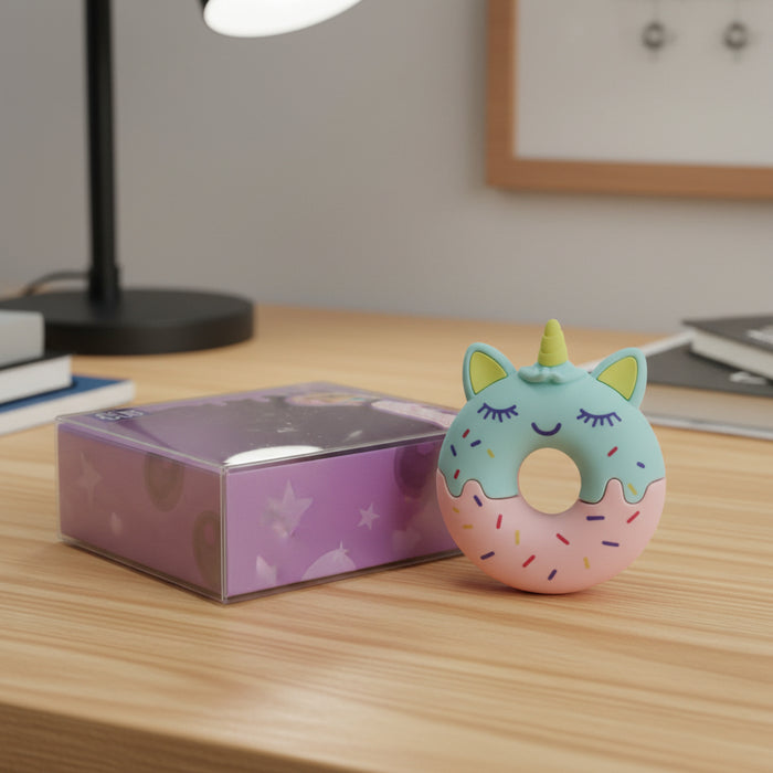 Donut Shape Unicorn Theme Eraser