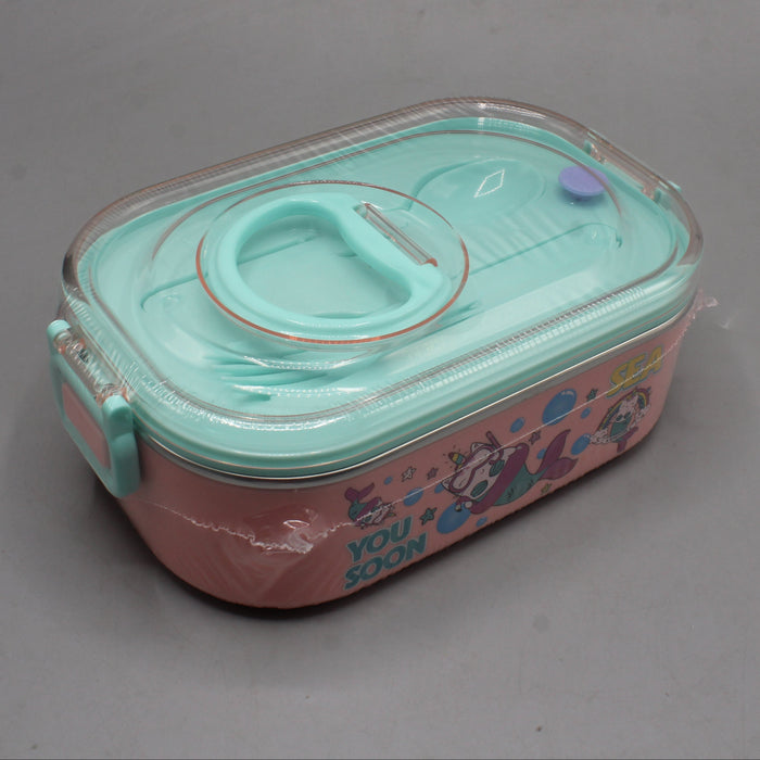 Fish Cat Theme Lunch Box
