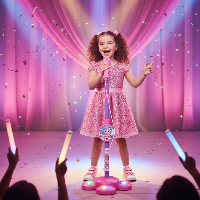 Labubu Theme Microphone withLight & Sound