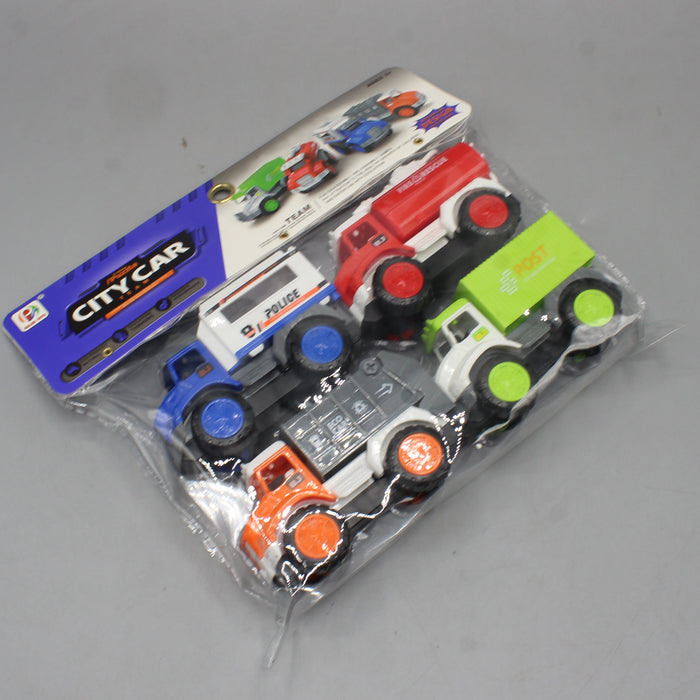 City Team Friction Truck Pack of 4