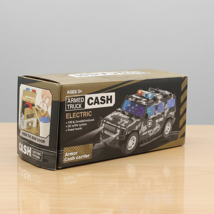 Army Military Cash Carrier Truck with Lights & Sound