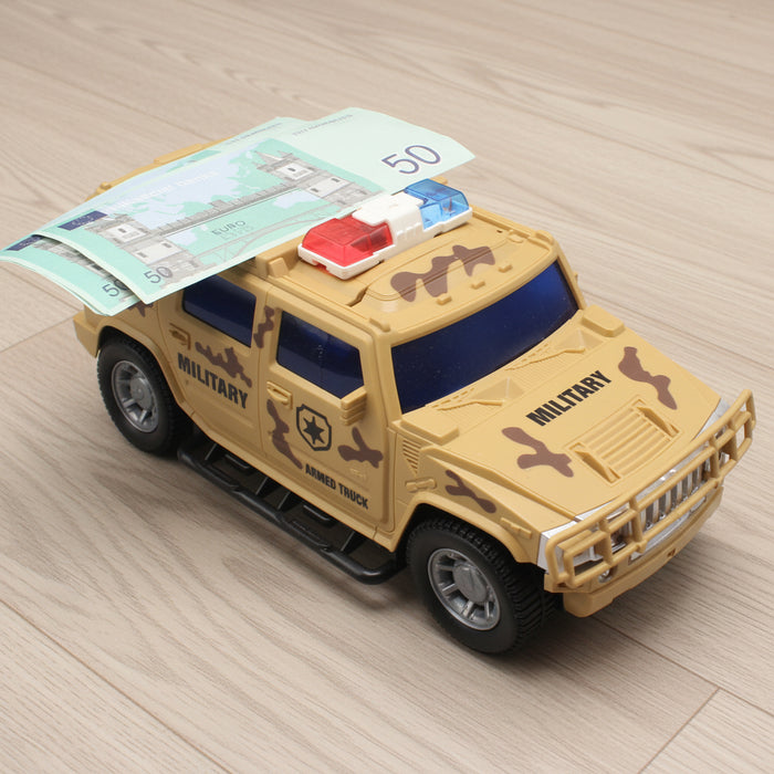 Army Military Cash Carrier Truck with Lights & Sound