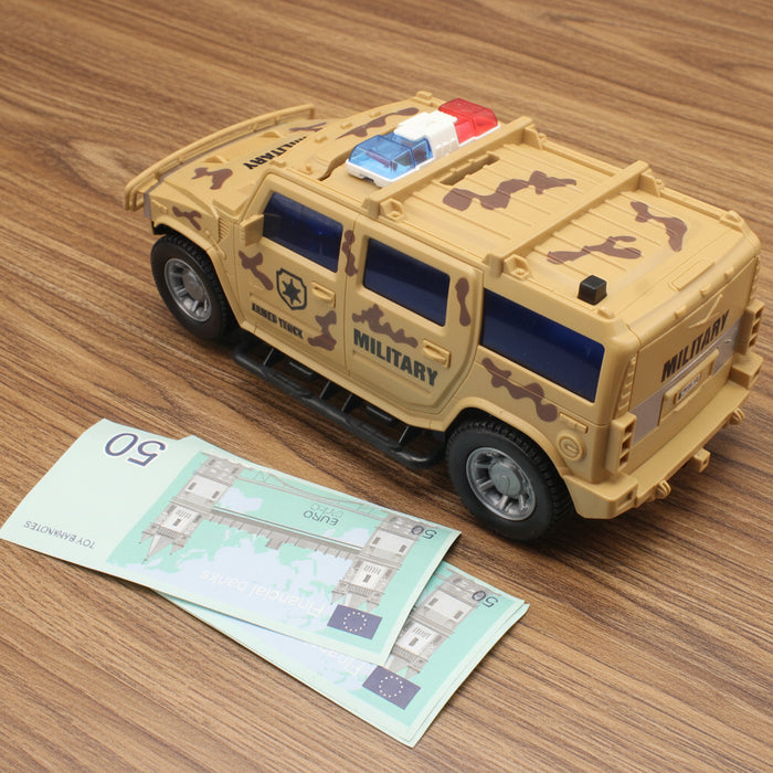 Army Military Cash Carrier Truck with Lights & Sound