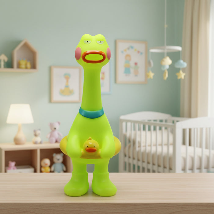 Cartoonish Green Duck Rubber Chuchu