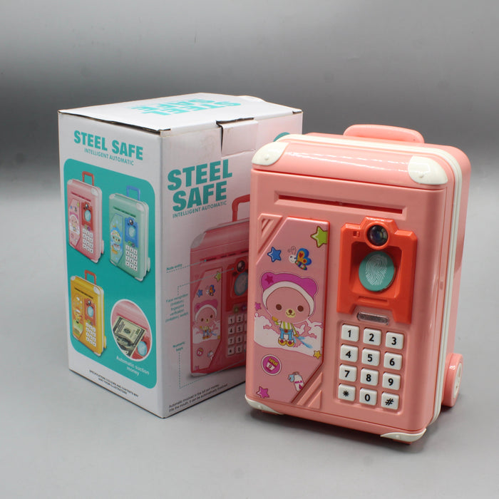 Cartoon Theme Suitcase Shape Money Bank