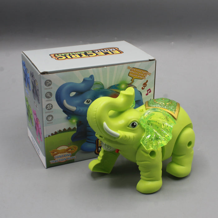 Electric Musical Elephant with Lights