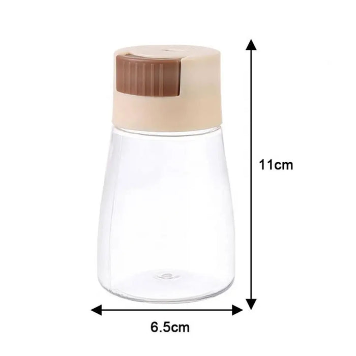 Pack of 3 Salt Shaker Clear Precise Quantitative