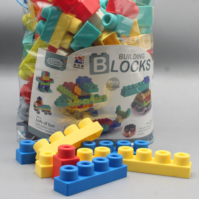 DIY Creative Soft Rubber Building Blocks