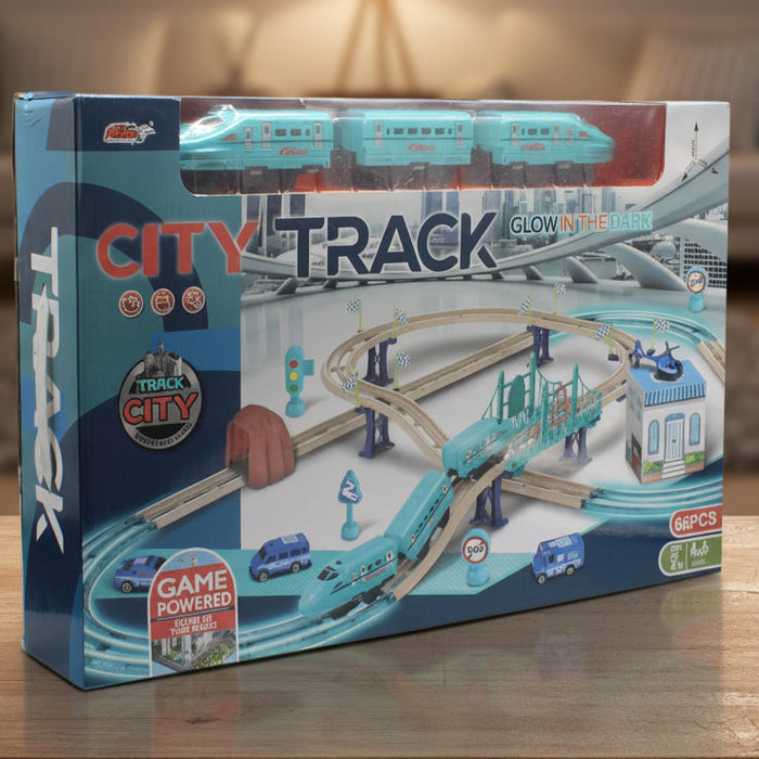 City Train Track Set 66 Pieces