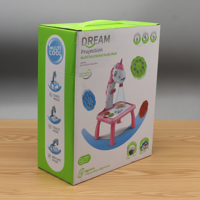 Unicorn Theme Multi-Functional Projector Desk
