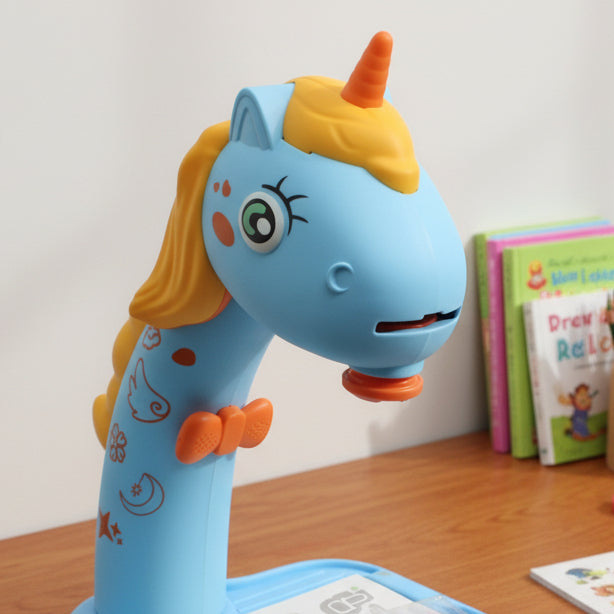 Unicorn Theme Multi-Functional Projector Desk