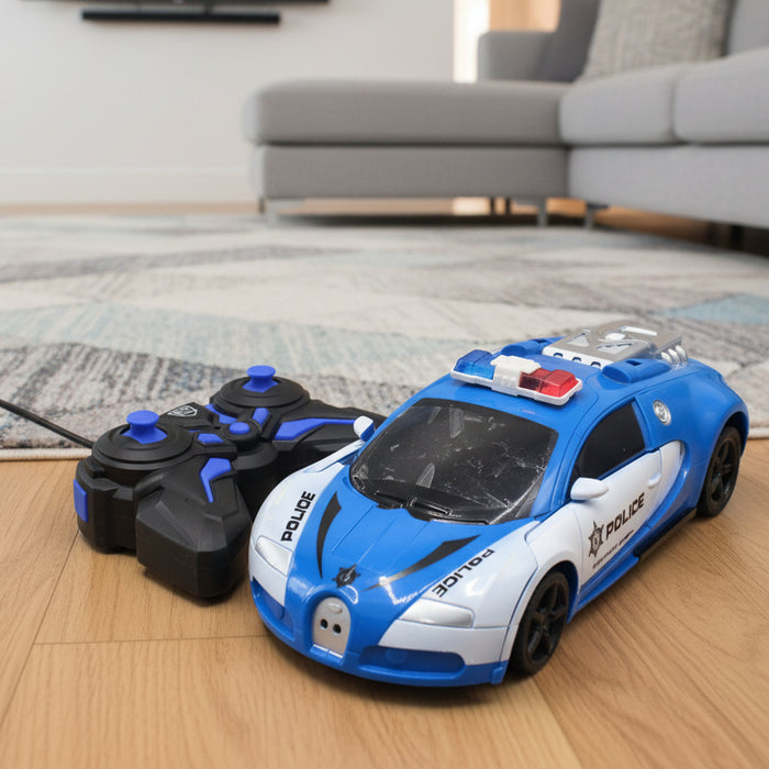 2 in 1 Deformation RC Police Car or Robot