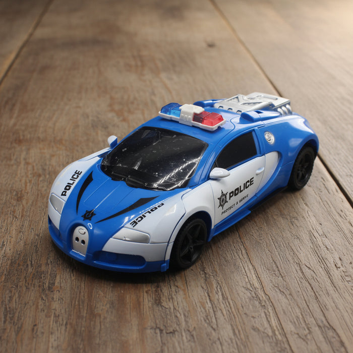 2 in 1 Deformation RC Police Car or Robot